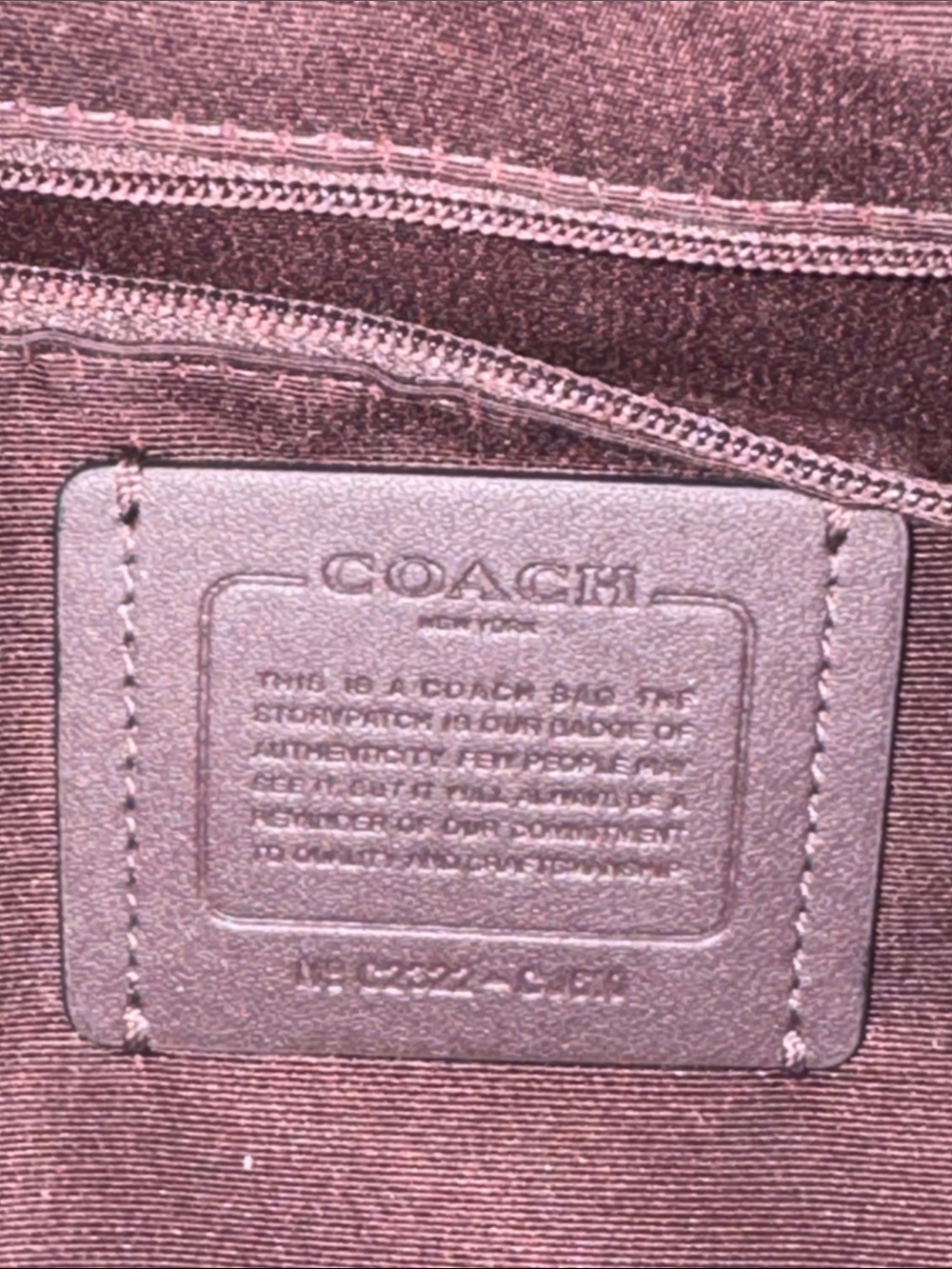 Coach Rowan Satchel Leather Purse With Puffy Diamond Quilting - Picture 11 of 15